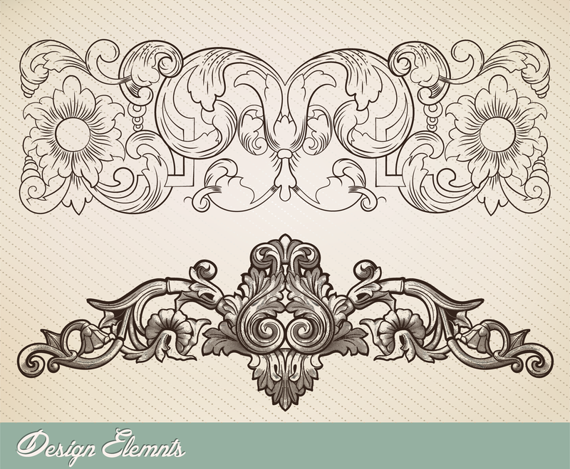 800x659 The European Lace Vector