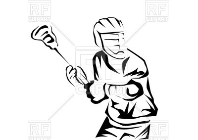 400x283 Lacrosse Player Vector Image Vector Artwork Of Sport And Leisure