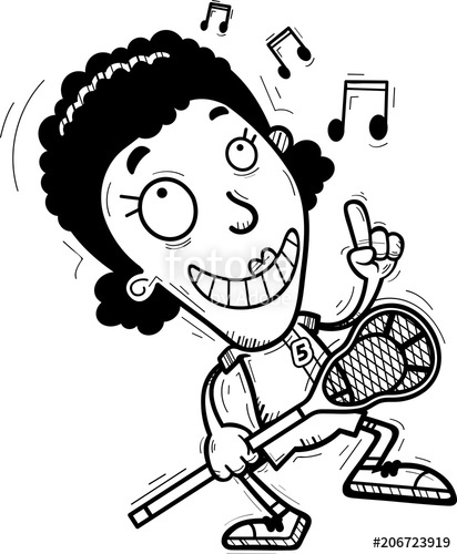 412x500 Cartoon Black Lacrosse Player Dancing Stock Image And Royalty