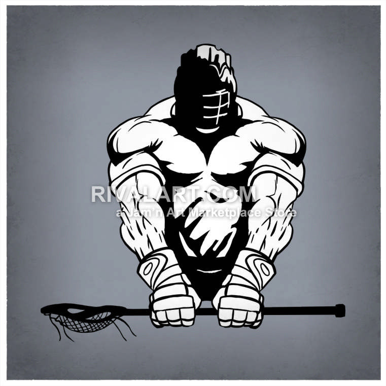 761x761 Cool Lacrosse Player Holding Stick