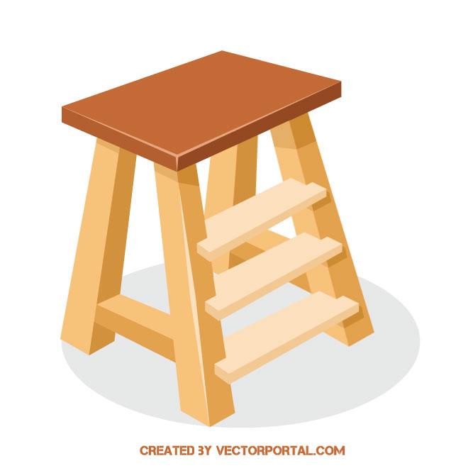 660x660 Step Ladder Vector Image