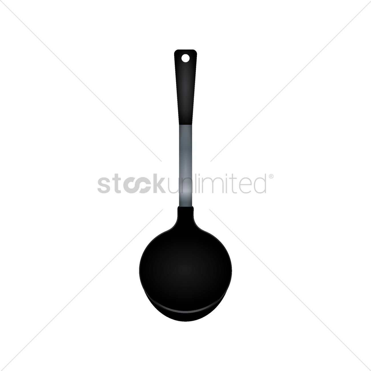 1300x1300 Ladle Vector Image