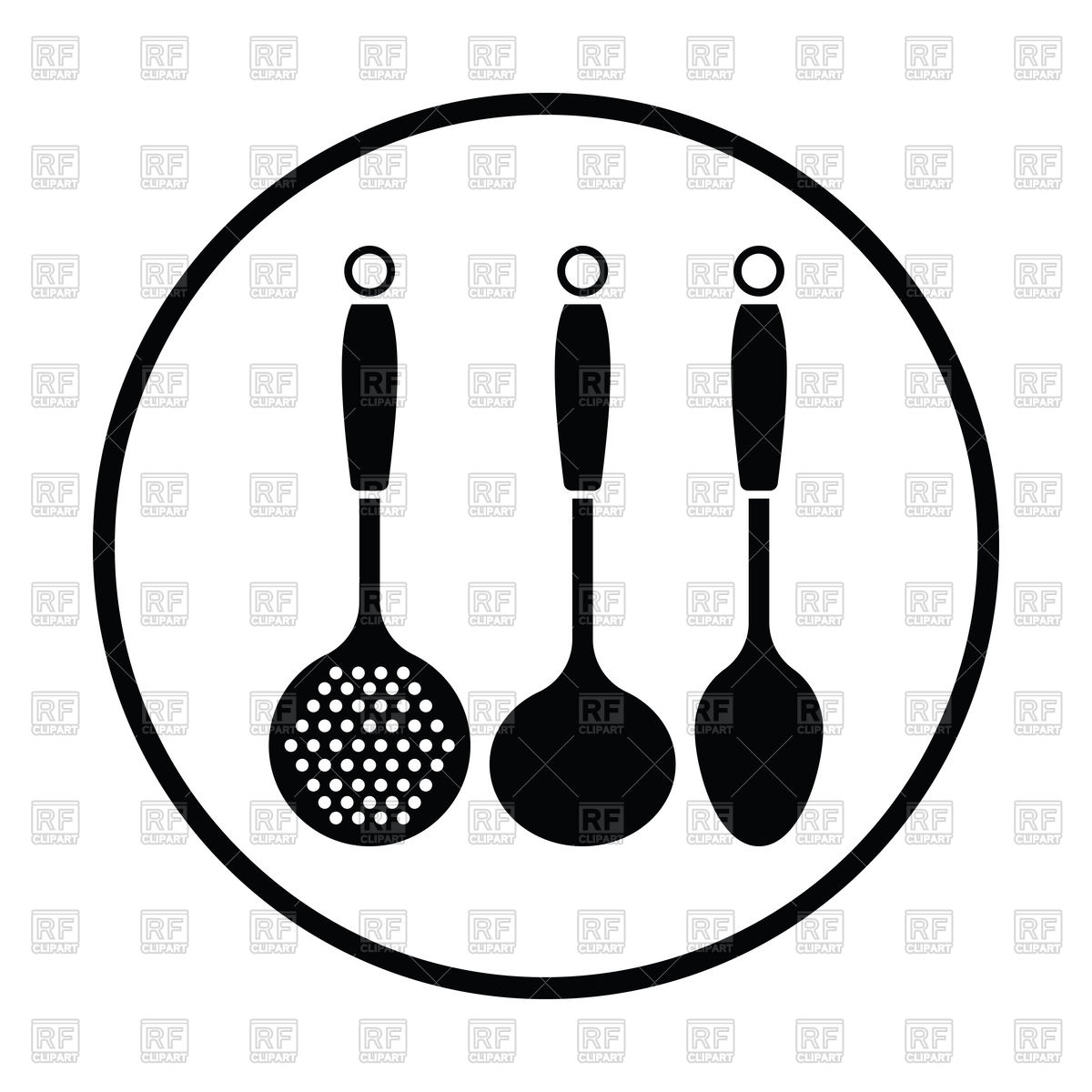 1200x1200 Silhouette Of Ladle Icon Vector Image Vector Artwork Of Icons