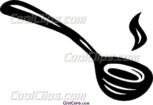 300x206 Ladle Vector Clip Art