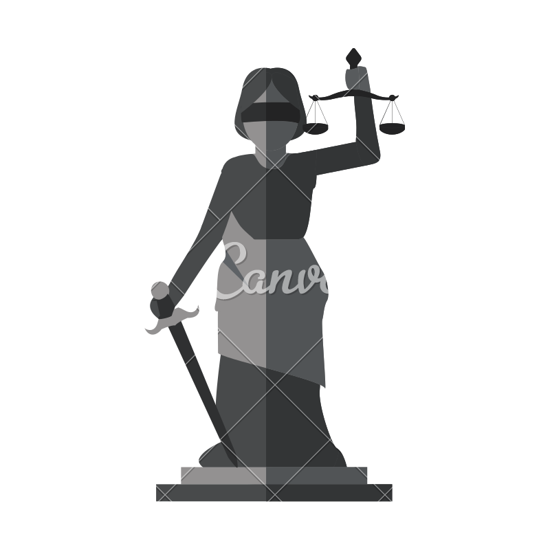 800x800 Lady Justice Vector