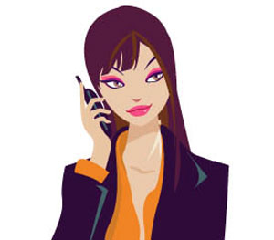 300x263 Silhouette Lady Vector