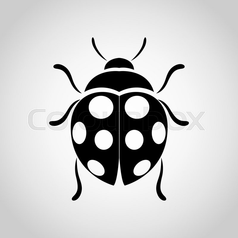 800x800 Ladybug Vector Icon Stock Vector Colourbox