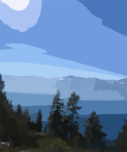 249x299 Lake Tahoe Sky Blue Clip Art