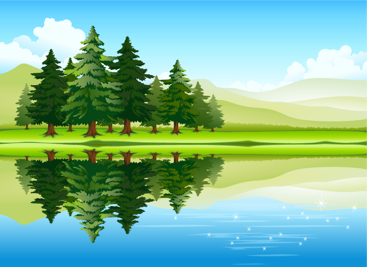 739x539 Lake Forest Free Vector Graphic Download