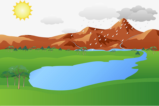 650x434 Mountain Lake Vector, Mountain Vector, Green, Water Png And Vector
