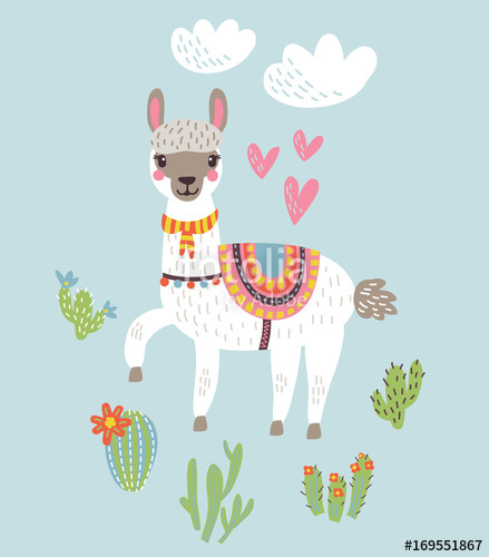 439x500 Lama Vector Illustration Stock Image And Royalty Free Vector