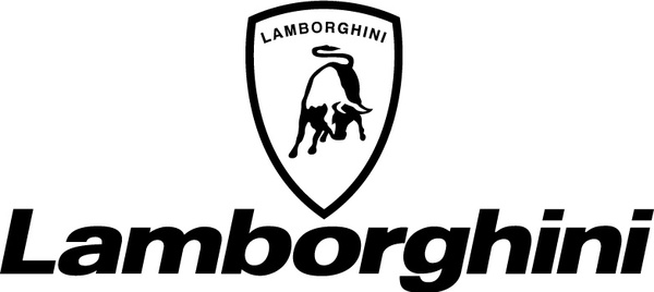 600x268 Lamborghini Logo Free Vector In Adobe Illustrator Ai ( .ai