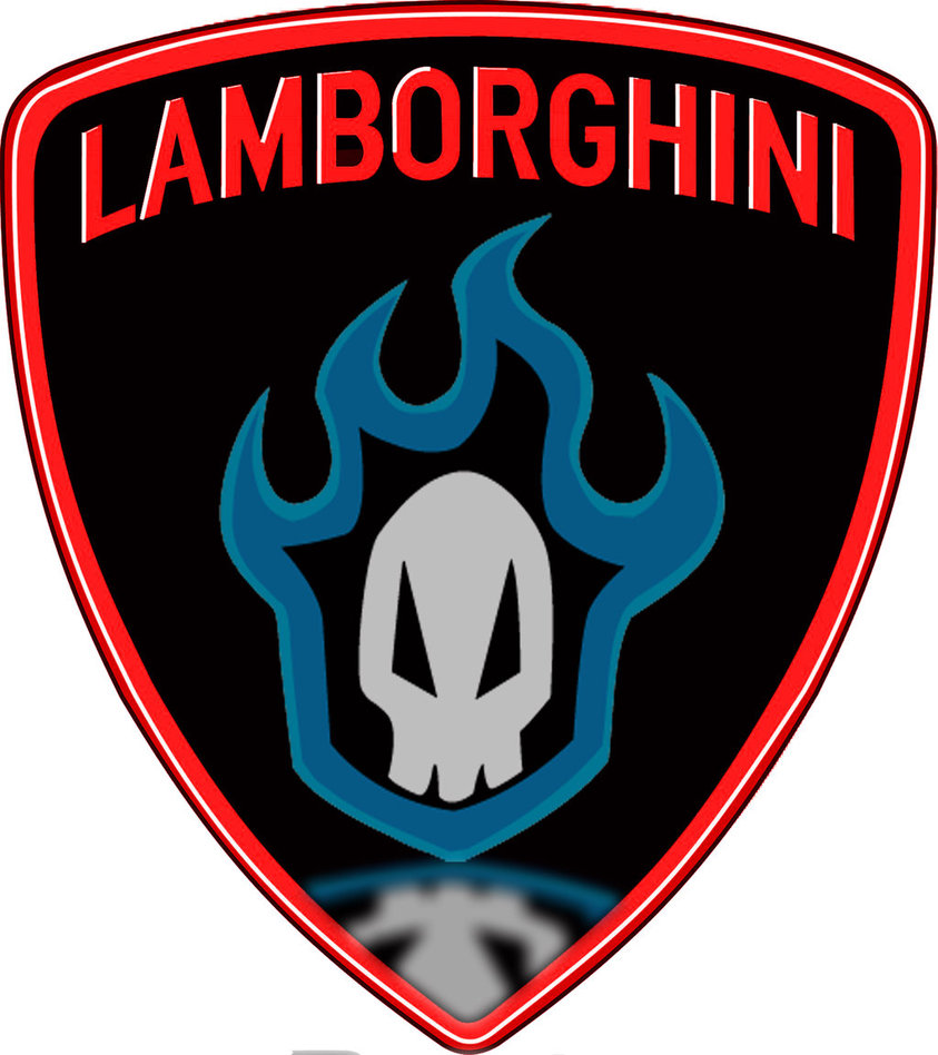 843x948 Bleach Skull Lamborghini Logo Vector By Alerkina2