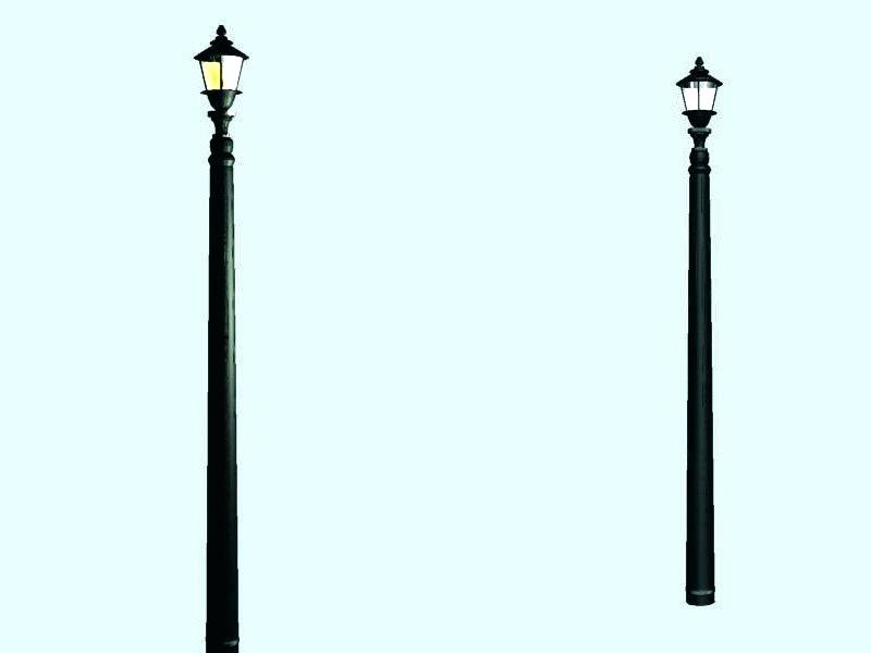 800x600 Street Lamp Post Vector Drawing Height Old Lighting Astounding