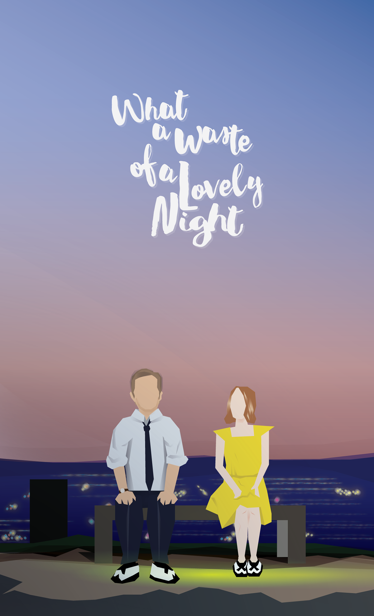 1200x1976 La La Land Vector Tribute On Behance