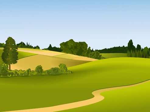 493x368 Beautiful Beach Landscape Vector Free Vector Download (11,731 Free