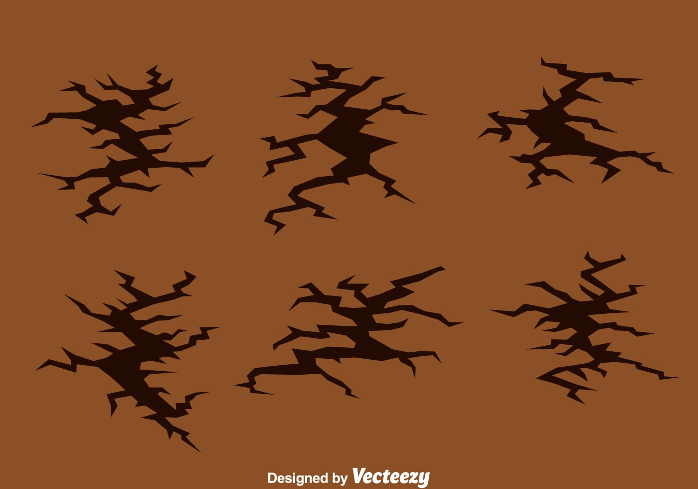 1400x980 Land Cracked Earthquake Vectors