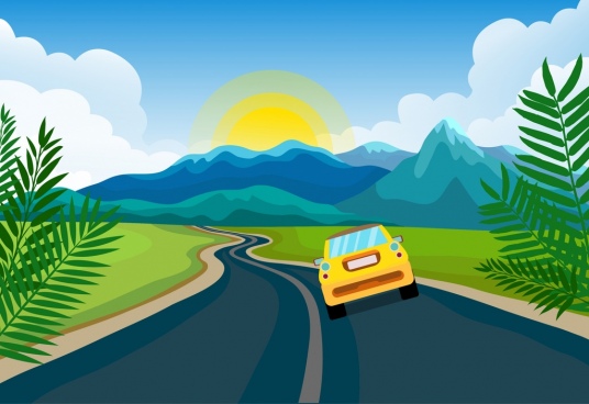 536x368 Vector Landscape For Free Download About (627) Vector Landscape