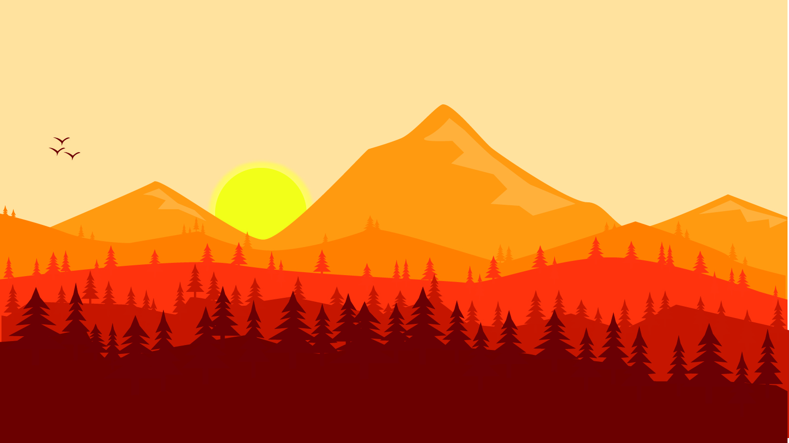 1603x900 Flat Landscape Design