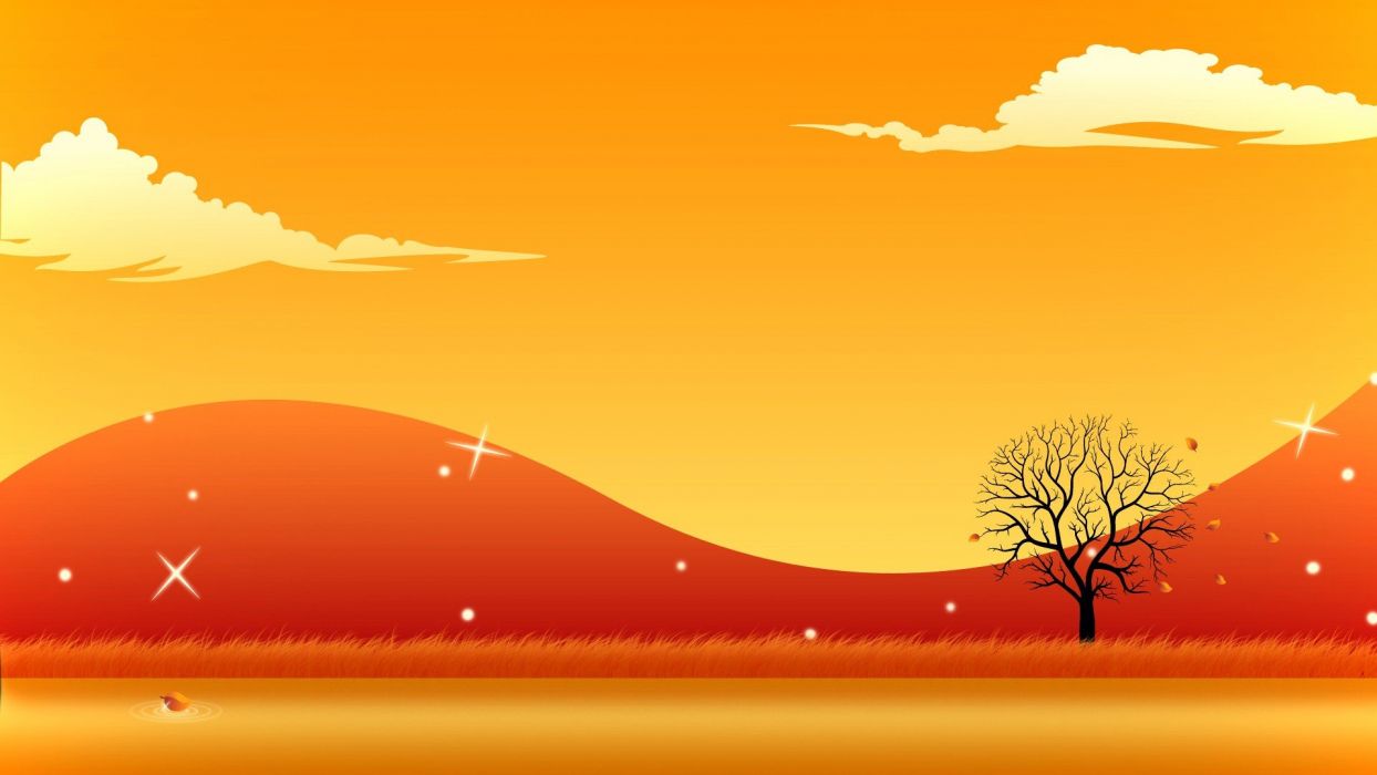 1244x700 Abstract Landscapes Vector Art Wallpaper 1920x1080 339703
