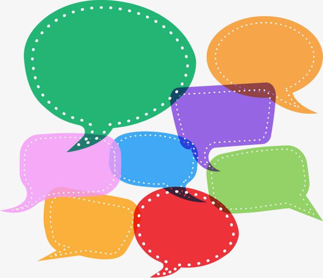 650x560 Fun Bubble Design Language Vector Material, Bubble, Creative