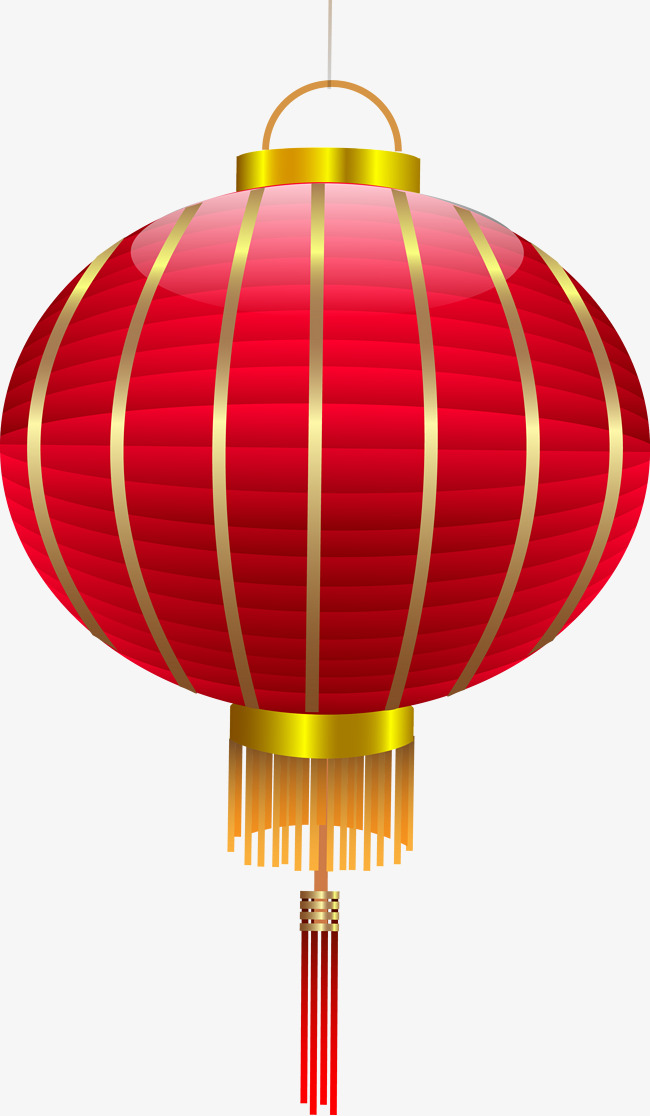 650x1116 New Year Lantern Vector, New Year, Holiday Elements, Lantern