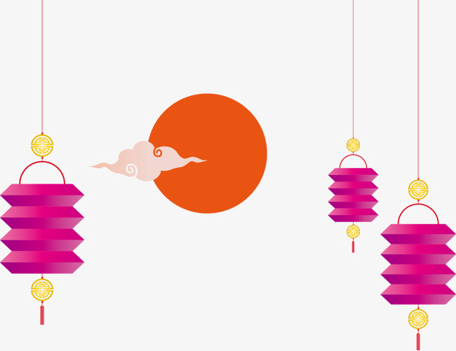 650x501 Purple Lantern Vector, Holiday Decorations, Clouds Moon, Ancient