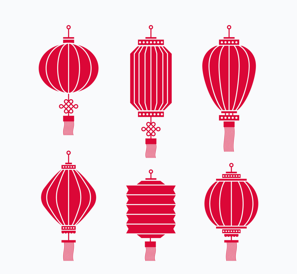 1024x944 Vector New Year Lantern Vector Free Download Eps Files