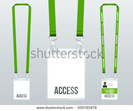 450x375 Lanyard Template Free Badges Vector Download Art Psd