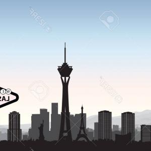 300x300 Las Vegas Night Skyline Illustration Sohadacouri