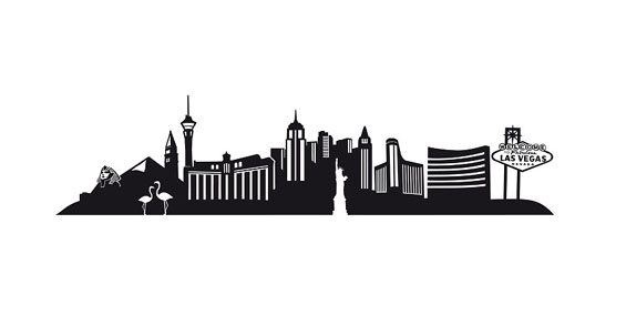 565x284 Collection Of Las Vegas Strip Drawing High Quality, Free