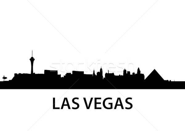 600x424 Skyline Las Vegas Vector Illustration Felix Pergande