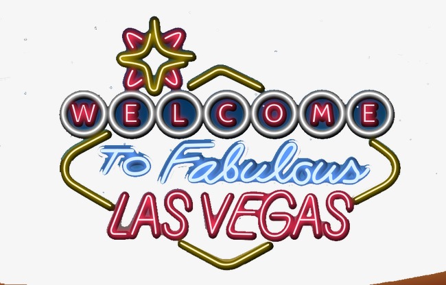 650x416 Las Vegas Neon Vector Elements, Vector Elements, Las Vegas, Neon