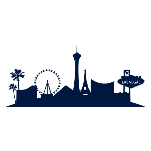 512x512 Las Vegas Skyline Vector Png Transparent Las Vegas Skyline Vector