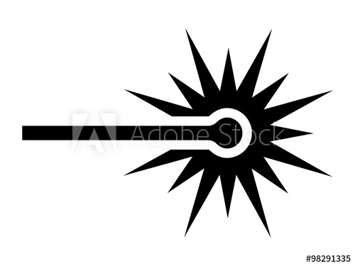 500x375 Laser Beam Ray Icon For Apps And Websites