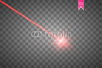 400x267 Abstract Red Laser Beam. Vector Illustration.the Lighting Effect