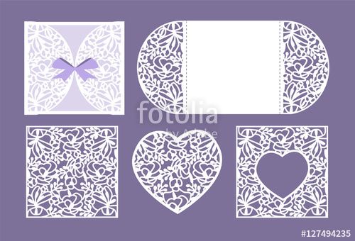 500x340 Vector Vector Heart Paper Cutting. White Heart Made Of Paper