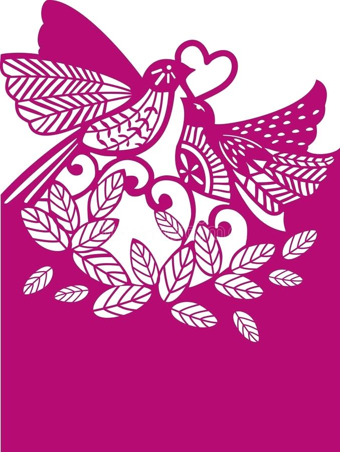 678x900 3d Laser Cutting Designs Download Birds Illustration Template