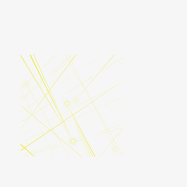 650x651 Yellow Laser Vector Material, Decorative Effect, Beam, Specially