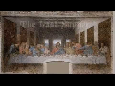 480x360 Vector Of The Last Supper By Leonardo Da Vinci, For Plotters. La