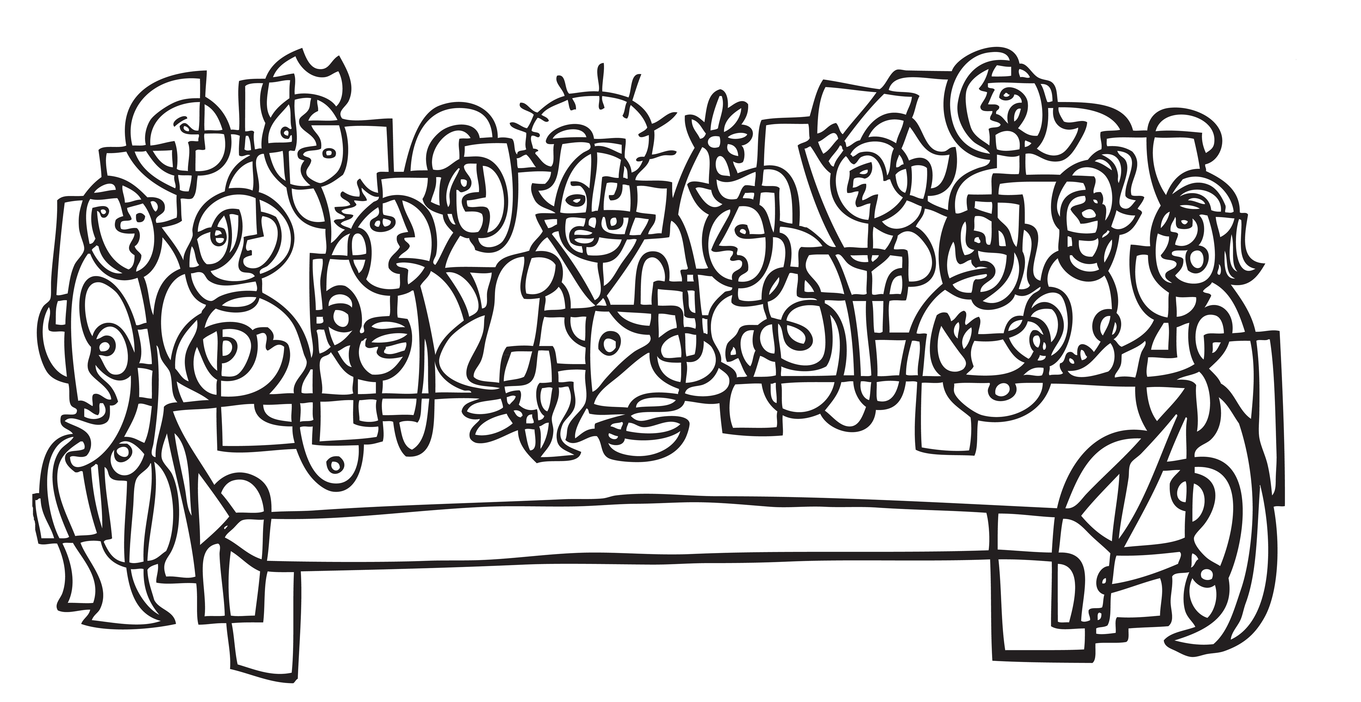 4600x2375 Last Supper Ryan Seslow Art Amp Design