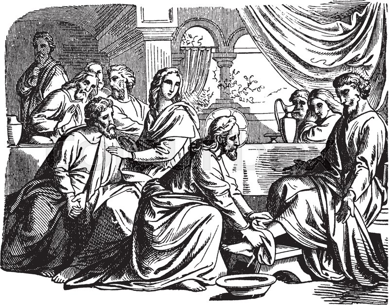 800x628 Jesus Washed The Feet Of His Twelve Disciples