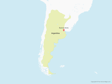 460x345 Vector Maps Of Latin America Free Vector Maps