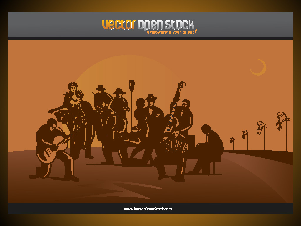 1024x768 Latin Band Scene