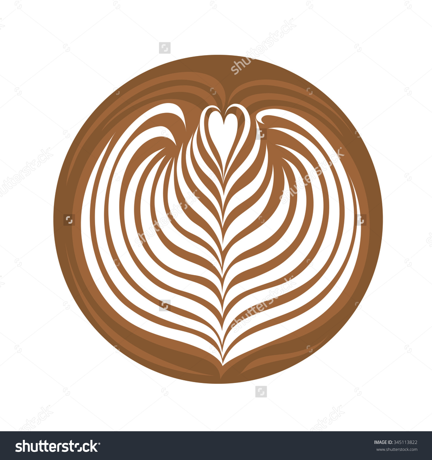 1500x1600 Latte Art Clipart