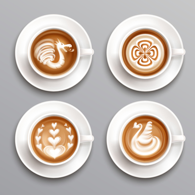 400x400 Page 1 Latte On Curated Vector Illustrations, Stock Royalty Free