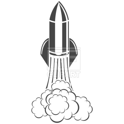 400x400 Space Rocket Launch Vector Image Vector Artwork Of