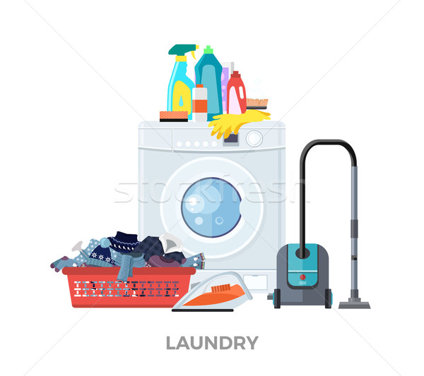 600x533 Laundry Basket Stock Vectors, Illustrations And Cliparts Stockfresh
