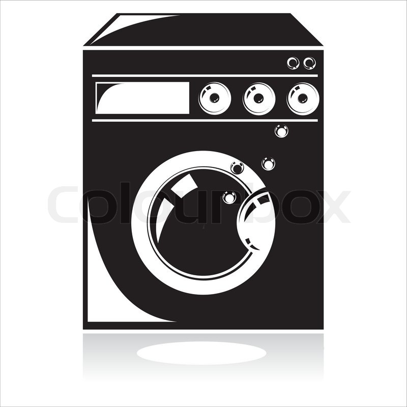 Laundry Machine Vector