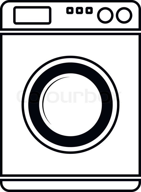 589x800 Pictures Of Washing Machine Vector